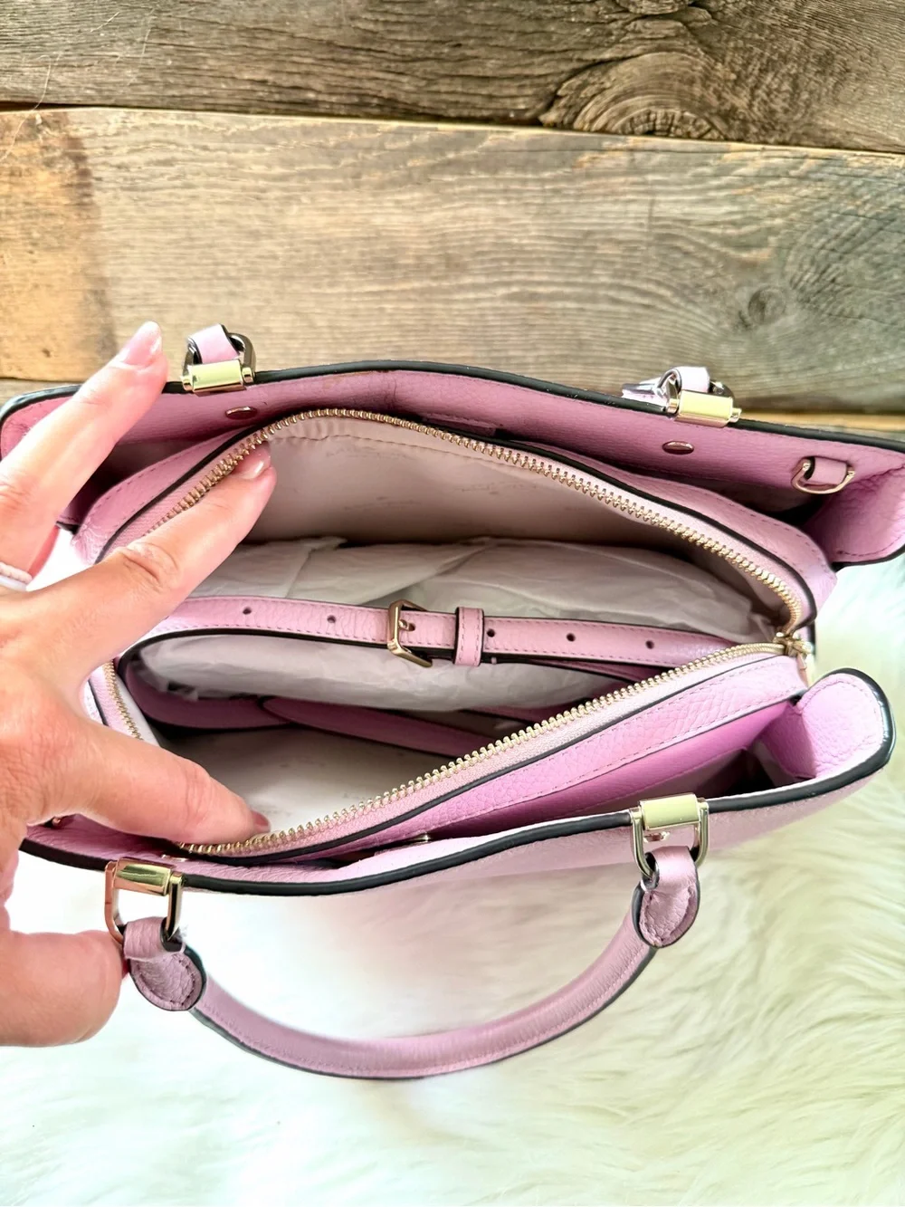 KATE SPADE | Leila Medium Triple Compartment Satchel & Continental Wallet